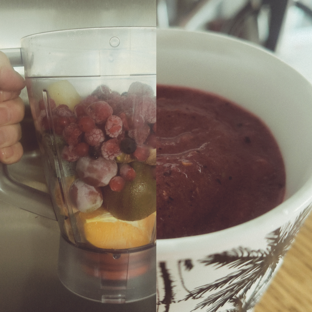 En sund færdig smoothie.