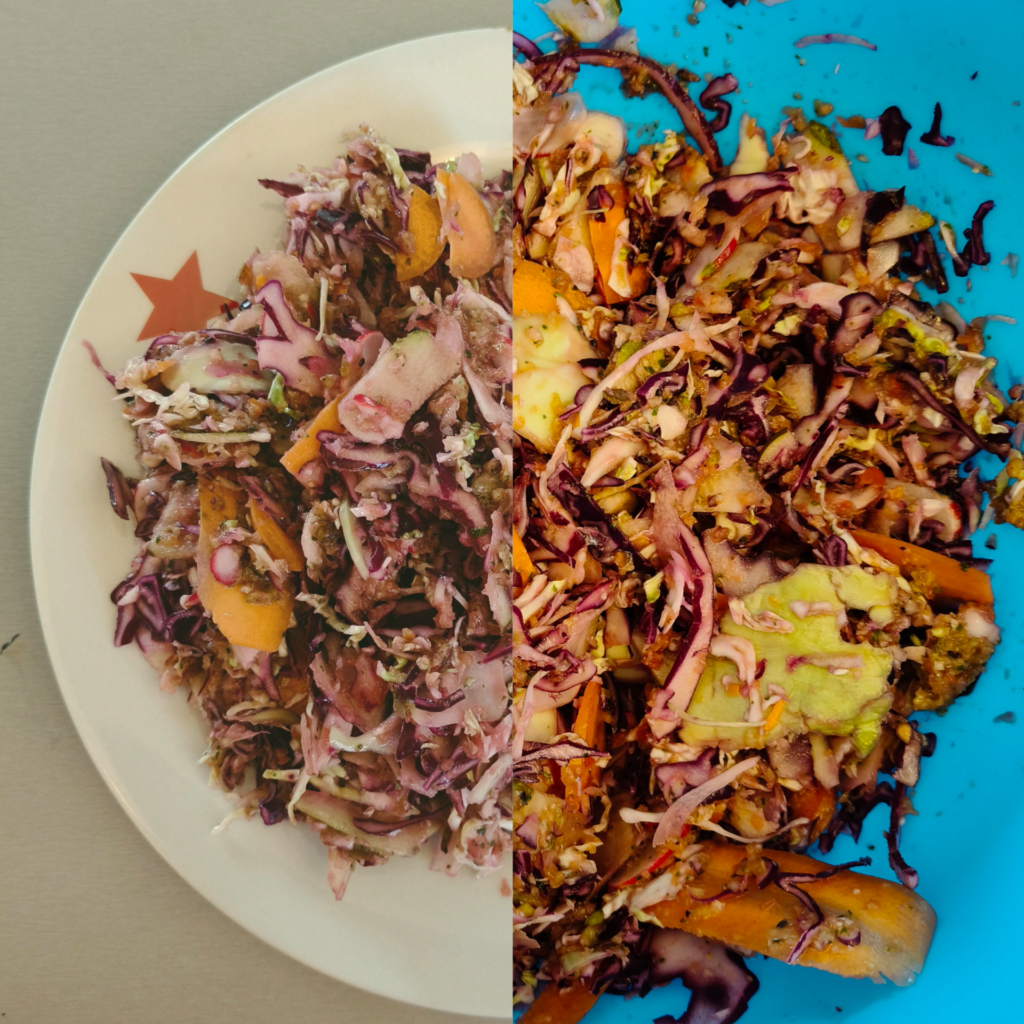 Den færdige salat